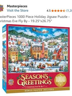 Master Pieces Christmas Eve Puzzle